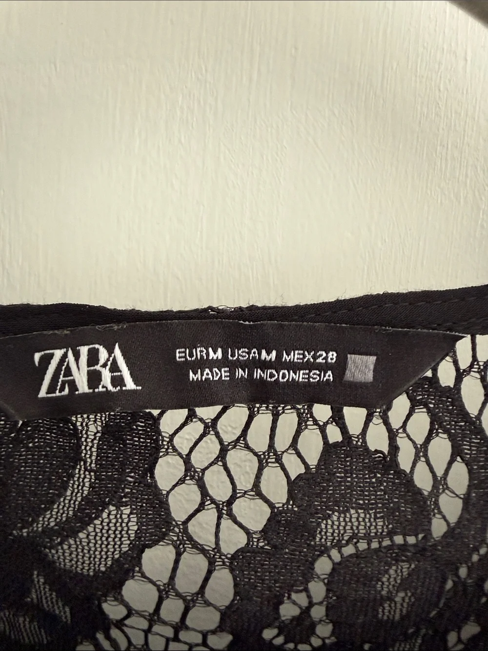 Zara black floral